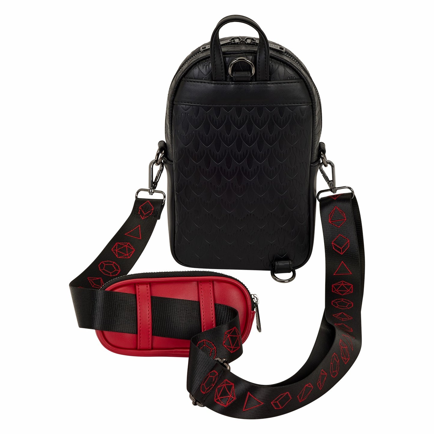 Loungefly Dungeons & Dragons Sling Crossbody Bag with Accessory Pouch