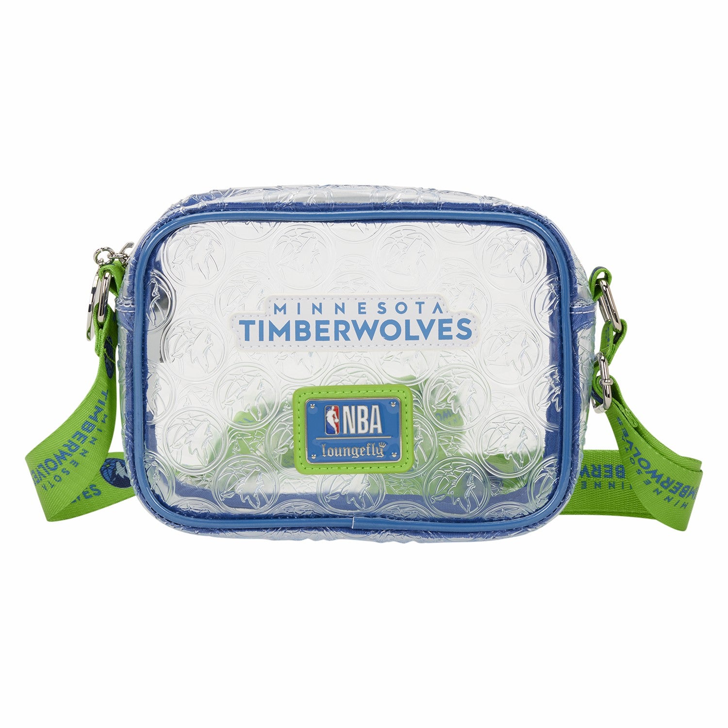 Loungefly NBA Minnesota Timberwolves Clear Crossbody Stadium Bag