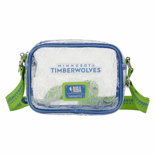 Loungefly NBA Minnesota Timberwolves Clear Crossbody Stadium Bag