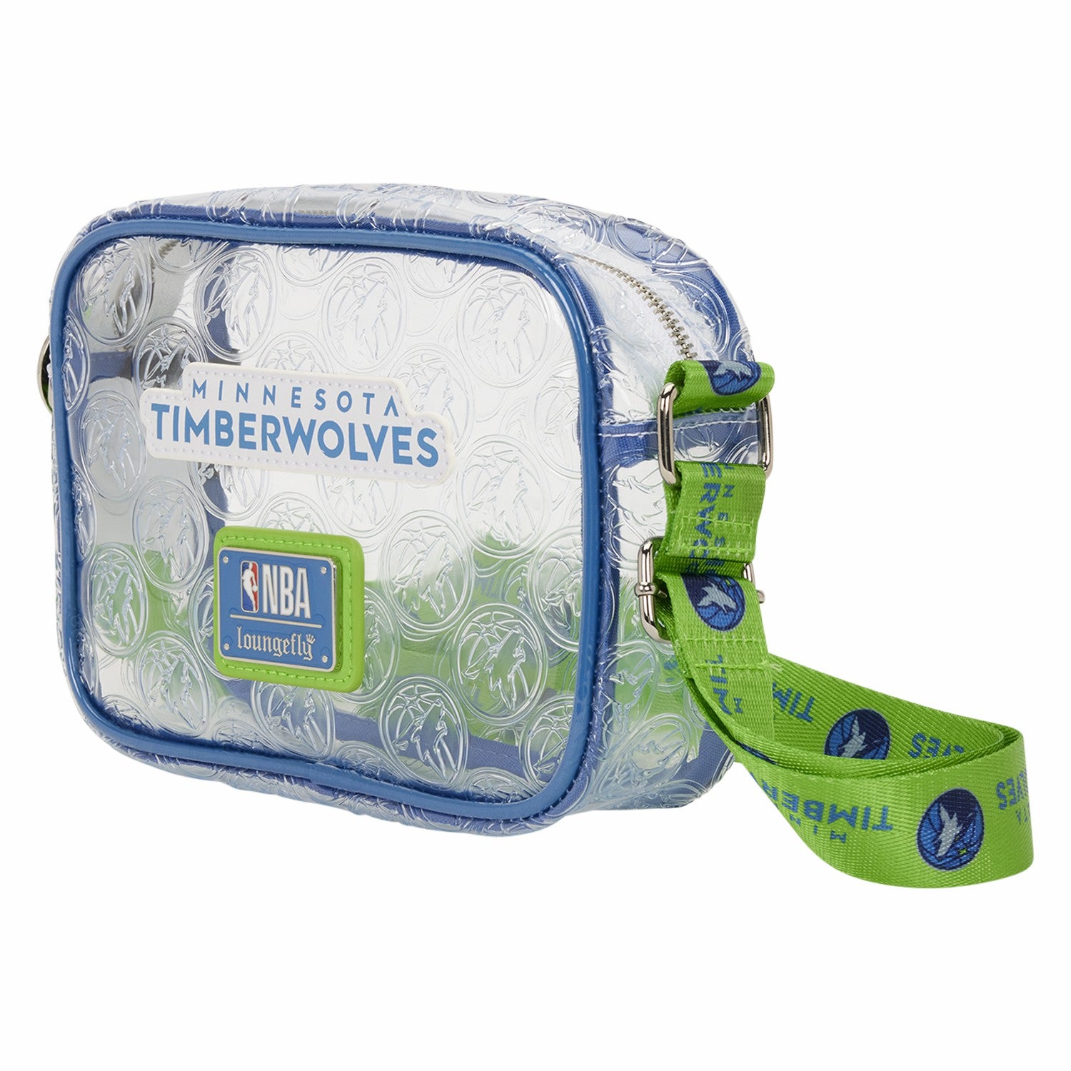Loungefly NBA Minnesota Timberwolves Clear Crossbody Stadium Bag
