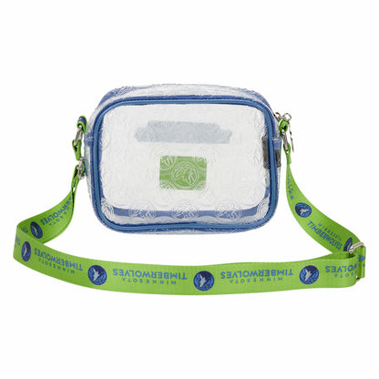 Loungefly NBA Minnesota Timberwolves Clear Crossbody Stadium Bag