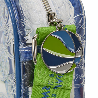 Loungefly NBA Minnesota Timberwolves Clear Crossbody Stadium Bag