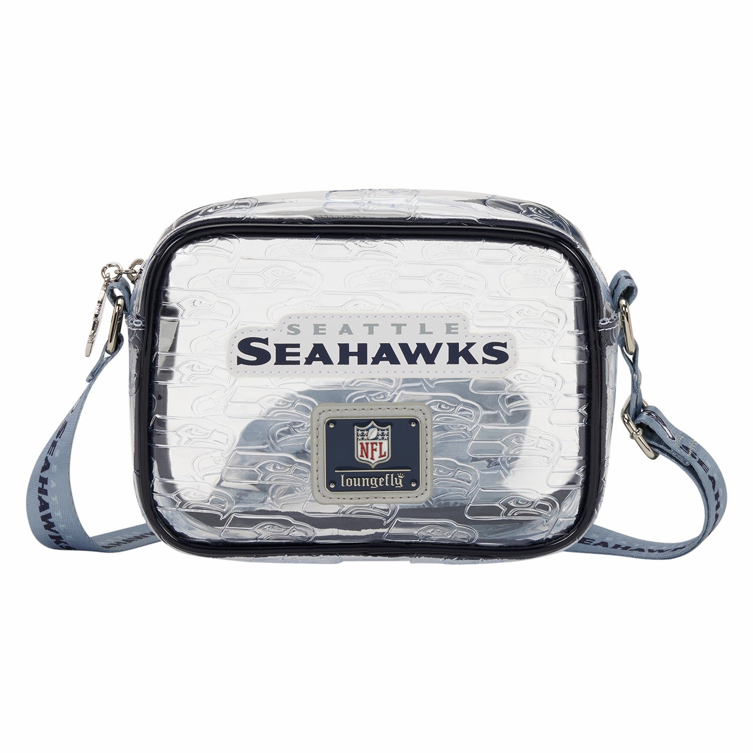 Loungefly NFL Seattle Seahawks Clear Crossbody Stadium Bag
