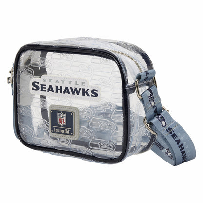 Loungefly NFL Seattle Seahawks Clear Crossbody Stadium Bag