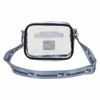 Loungefly NFL Seattle Seahawks Clear Crossbody Stadium Bag