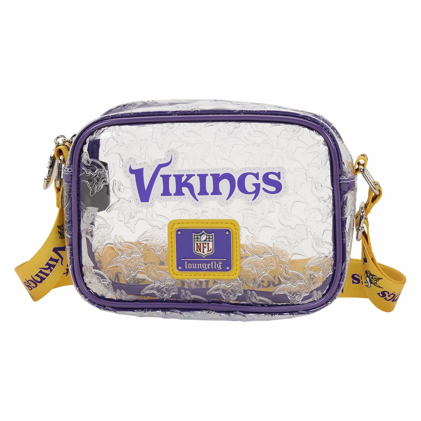 Loungefly NFL Minnesota Vikings Clear Crossbody Stadium Bag