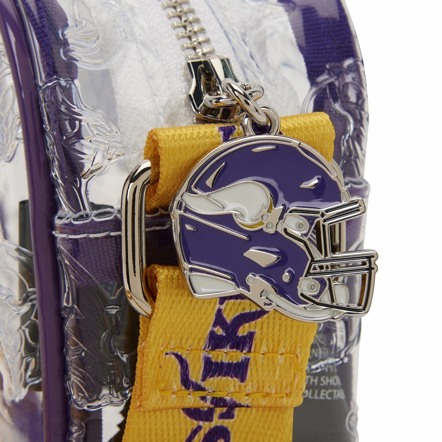 Loungefly NFL Minnesota Vikings Clear Crossbody Stadium Bag