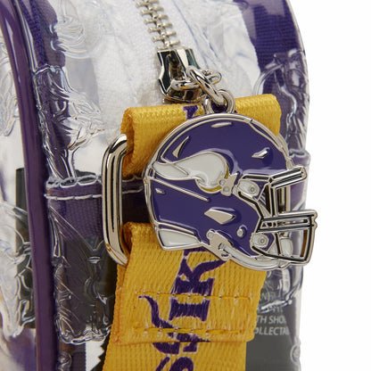 Loungefly NFL Minnesota Vikings Clear Crossbody Stadium Bag