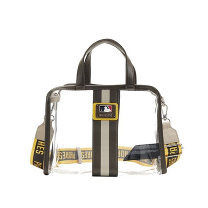 Loungefly MLB SD Padres Clear Tote Crossbody Stadium Bag with Pouch