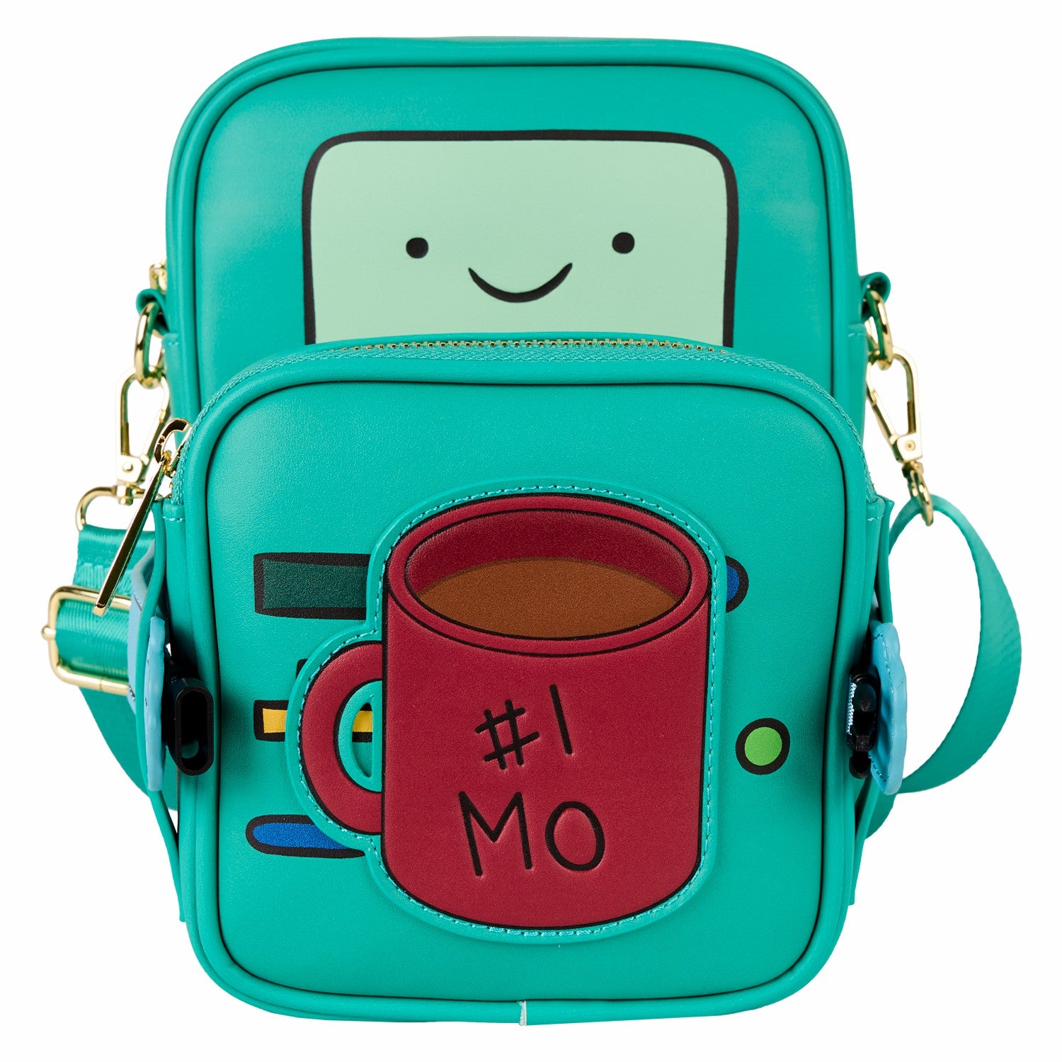Loungefly Adventure Time BMO Crossbuddies® Cosplay Crossbody Bag With Coin Bag
