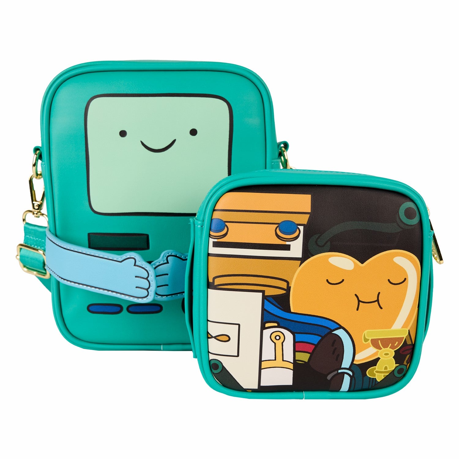 Loungefly Adventure Time BMO Crossbuddies® Cosplay Crossbody Bag With Coin Bag