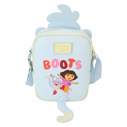 Loungefly Dora the Explorer Boots Crossbuddies® Cosplay Crossbody Bag with Coin Bag