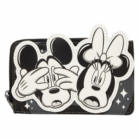 Loungefly Mickey & Minnie Mouse Ghost Zip Around Card Holder