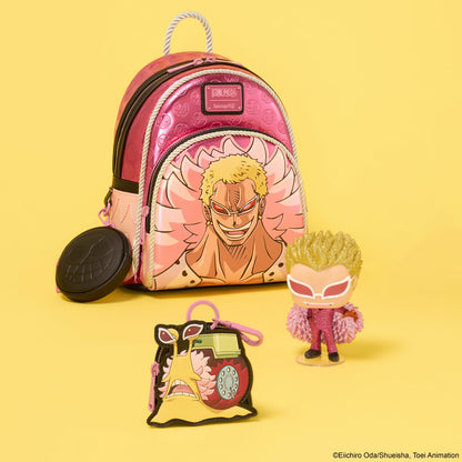 Loungefly SDCC Limited Edition One Piece Donquixote Doflamingo Transponder Snail Coin Bag