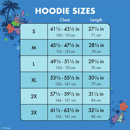 Loungefly SDCC Limited Edition Stitch Floral Unisex Hoodie