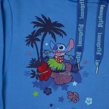 Loungefly SDCC Limited Edition Stitch Floral Unisex Hoodie