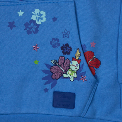 Loungefly SDCC Limited Edition Stitch Floral Unisex Hoodie