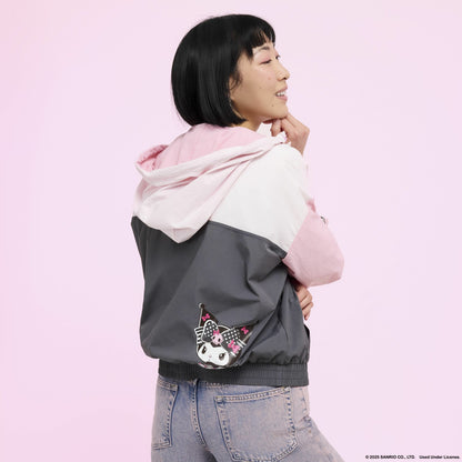 Loungefly Sanrio My Melody & Kuromi Half-Zip Unisex Windbreaker Jacket