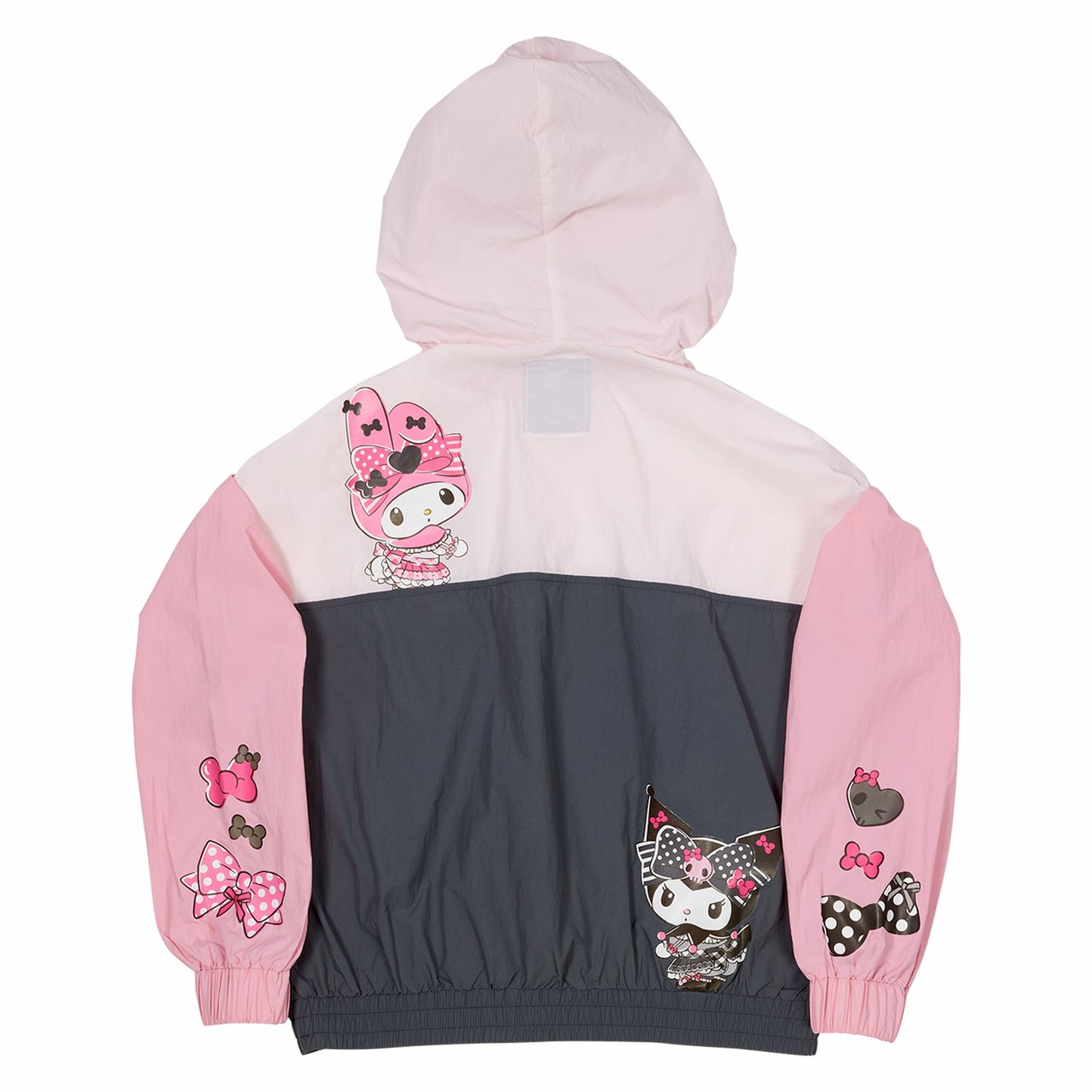Loungefly Sanrio My Melody & Kuromi Half-Zip Unisex Windbreaker Jacket