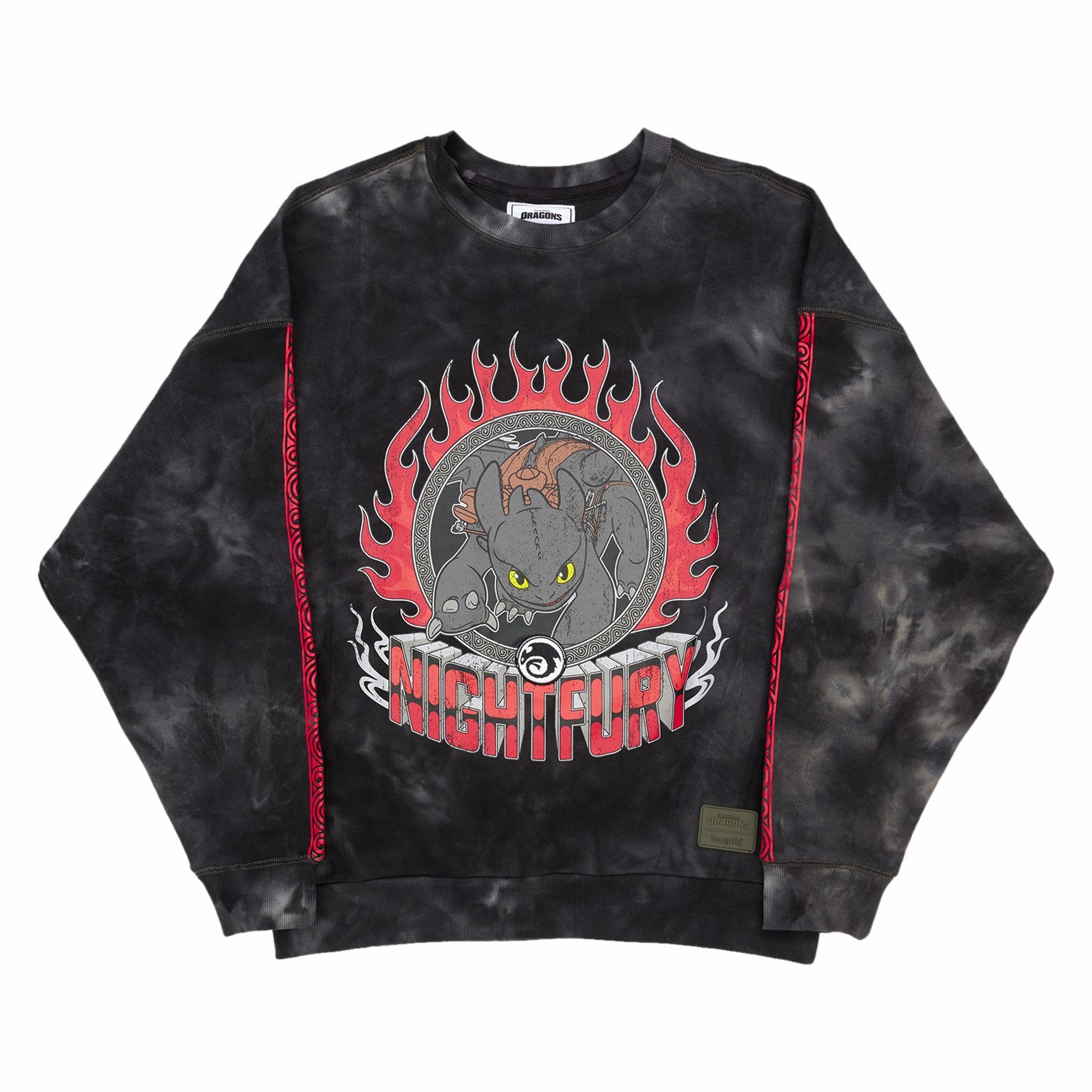 Loungefly How To Train Your Dragon Night Fury Crewneck Sweatshirt