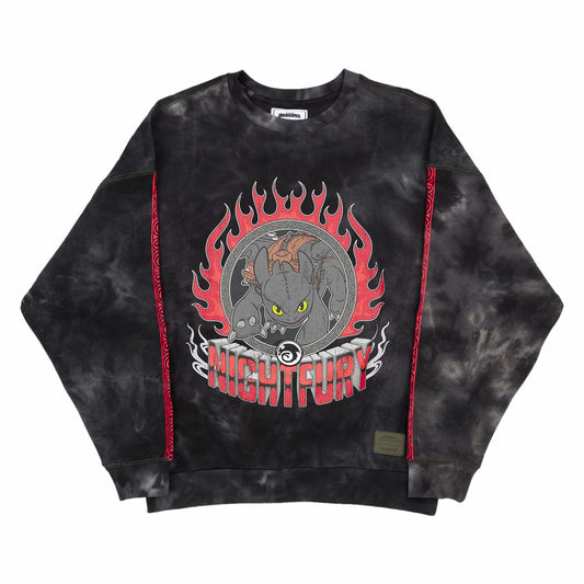 Loungefly How To Train Your Dragon Night Fury Crewneck Sweatshirt