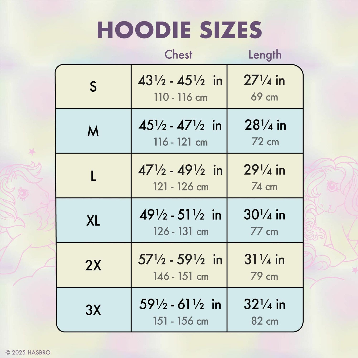 Loungefly My Little Pony Clouds Tie-Dye Unisex Hoodie