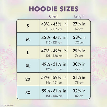 Loungefly My Little Pony Clouds Tie-Dye Unisex Hoodie