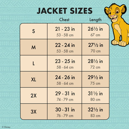 Loungefly The Lion King Simba Half-Zip Unisex Windbreaker Jacket
