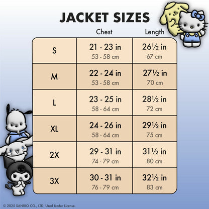 Loungefly Sanrio Hello Kitty & Friends Unisex Bomber Jacket