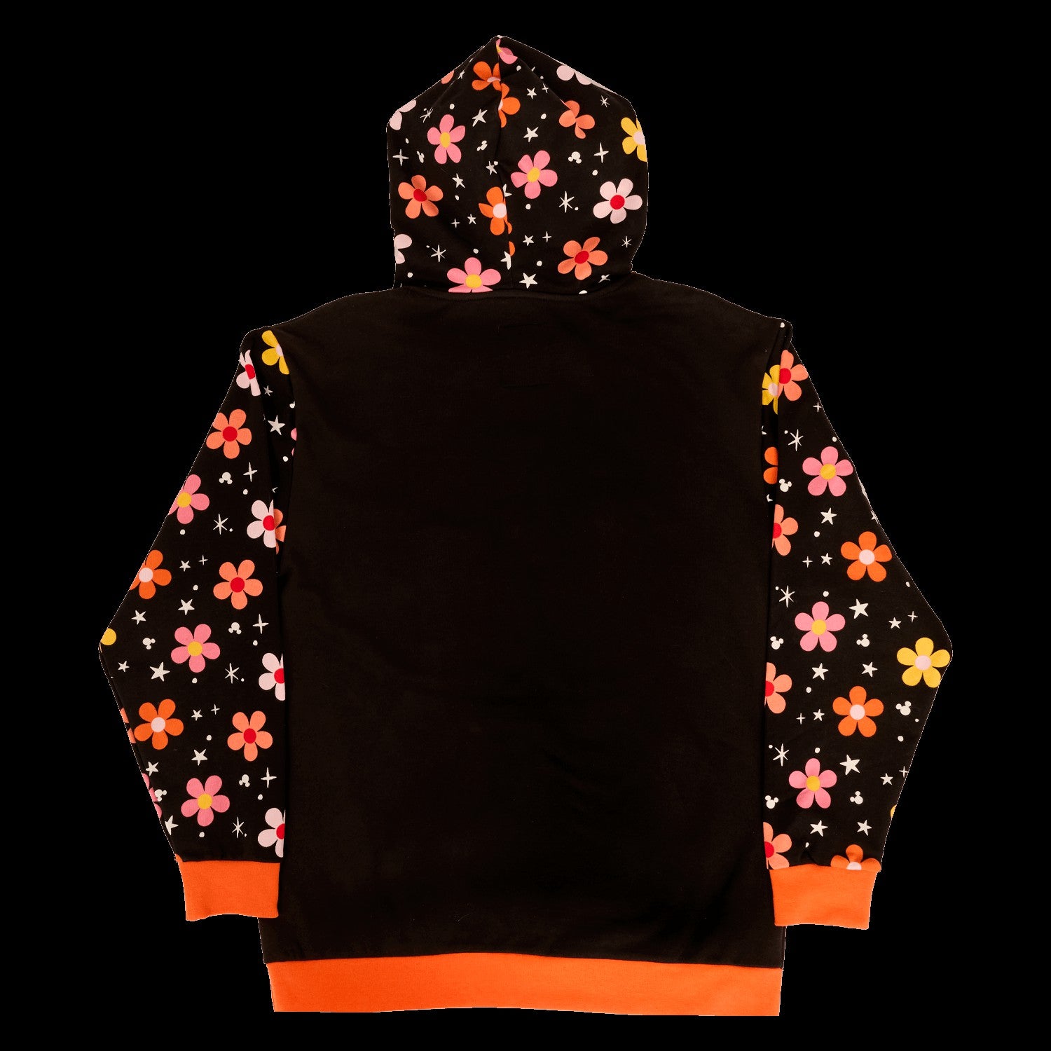 Loungefly Mickey & Minnie Floral Ghost Glow Unisex Hoodie