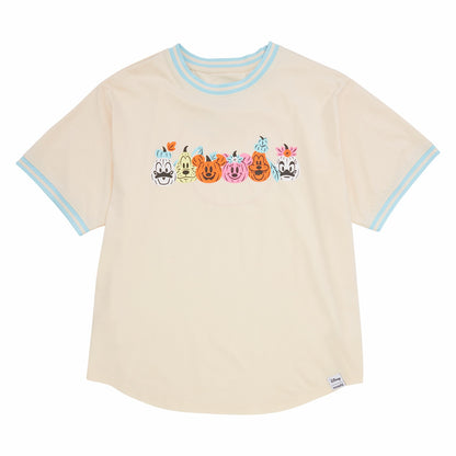 Loungefly Mickey & Friends Jack-o'-Lantern Glow Sporty Tee