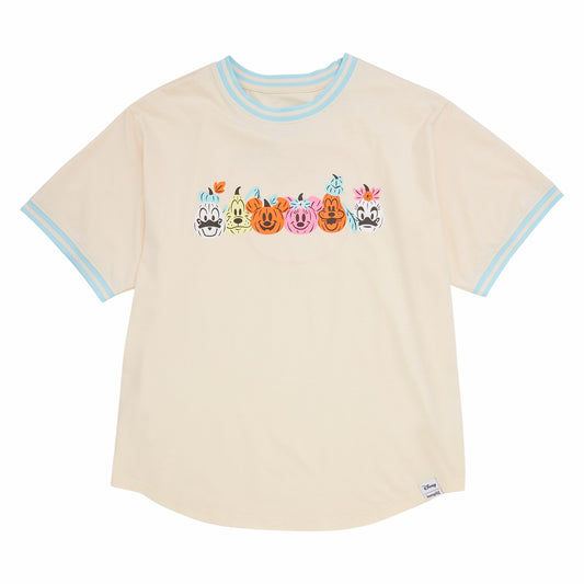 Loungefly Mickey & Friends Jack-o'-Lantern Glow Sporty Tee