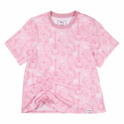 Loungefly Hannah Montana Drawstring Hem All-Over Print Unisex Tee