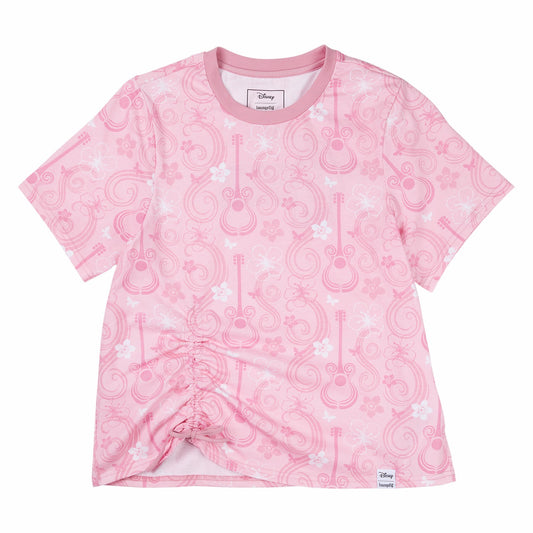 Loungefly Hannah Montana Drawstring Hem All-Over Print Unisex Tee