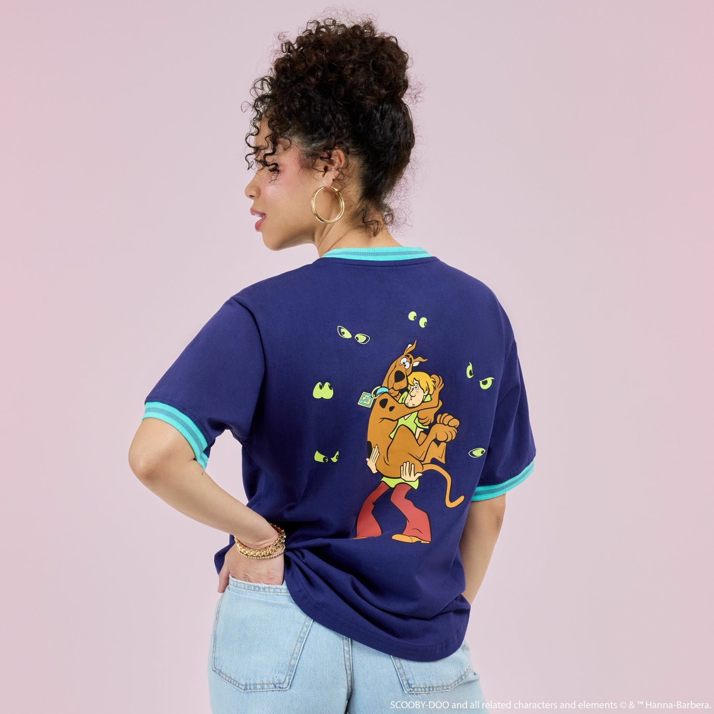 Loungefly Scooby-Doo™ & Shaggy Glow Unisex Ringer Tee