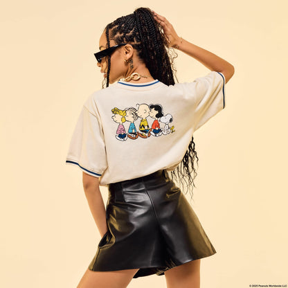 Loungefly Peanuts Snoopy & Gang Unisex Ringer Tee