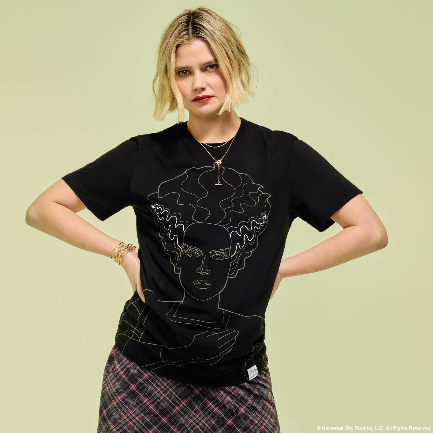 Loungefly Universal Monsters The Bride Of Frankenstein Unisex Tee