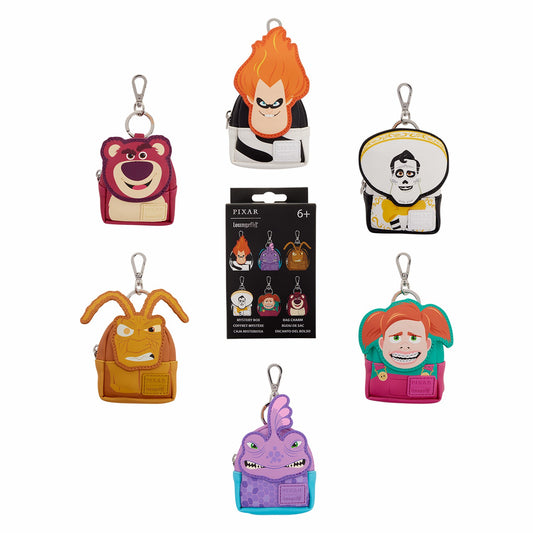 Loungefly Pixar Rivals Cosplay Mystery Mini Backpack Keychain Charm