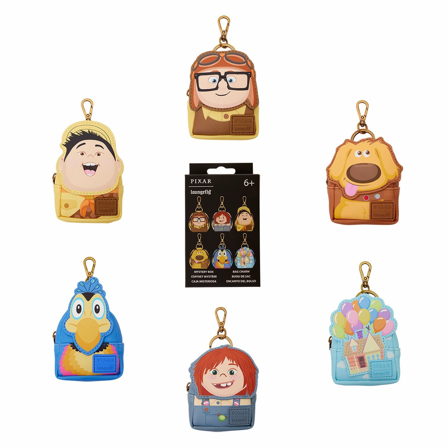 Loungefly Up Cosplay Mystery Mini Backpack Keychain Charm