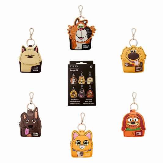 Loungefly Pixar Dogs & Cats Cosplay Mystery Mini Backpack Keychain Charm