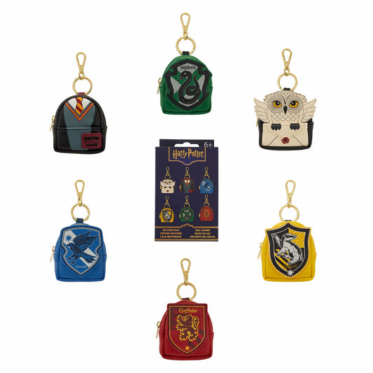 Loungefly Harry Potter Hogwarts™ Mystery Mini Backpack Keychain Charm