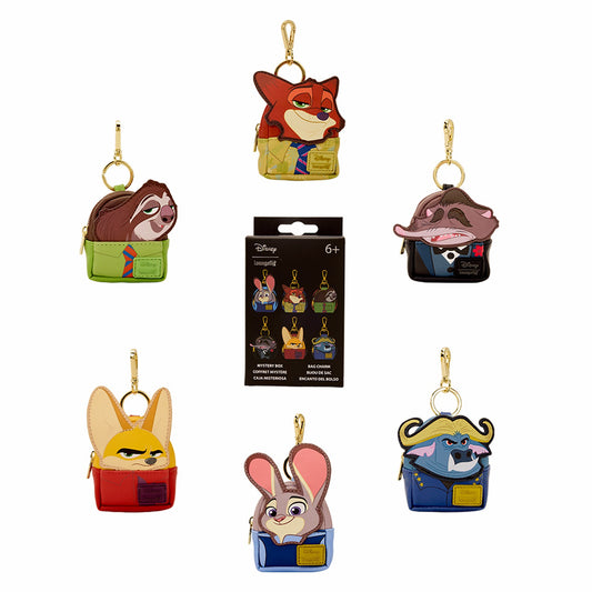 Loungefly Zootopia 2 Cosplay Mystery Mini Backpack Keychain Charm