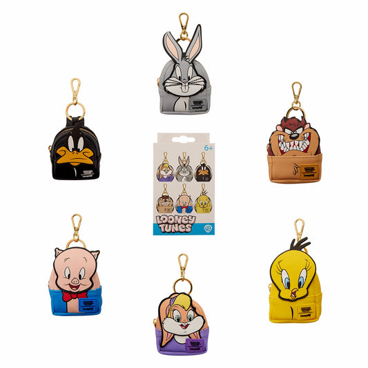 Loungefly Looney Tunes Cosplay Mystery Mini Backpack Keychain Charm