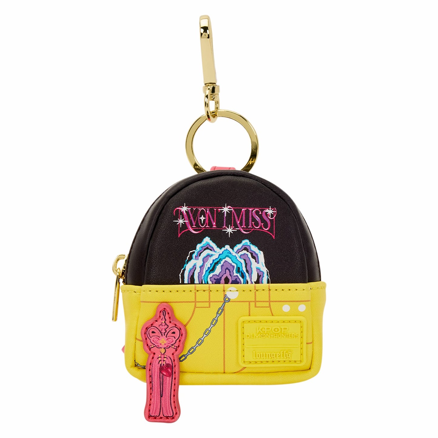 Loungefly KPop Demon Hunters Cosplay Mystery Mini Backpack Keychain Charm