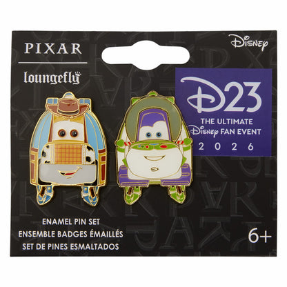 Loungefly D23 Exclusive Toy Car Story 2-Pack Pin Set