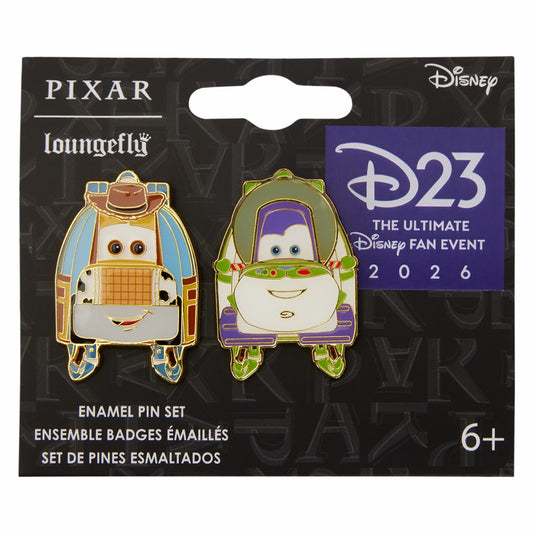 Loungefly D23 Exclusive Toy Car Story 2-Pack Pin Set
