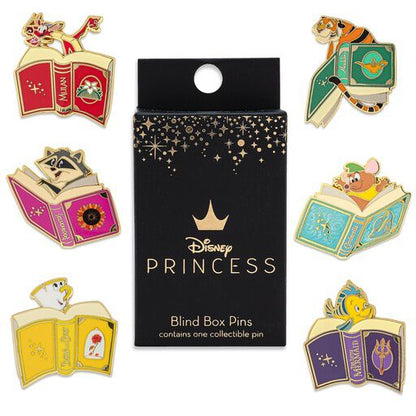 Loungefly Disney Princess Sidekicks Books Blind Box Enamel Pin