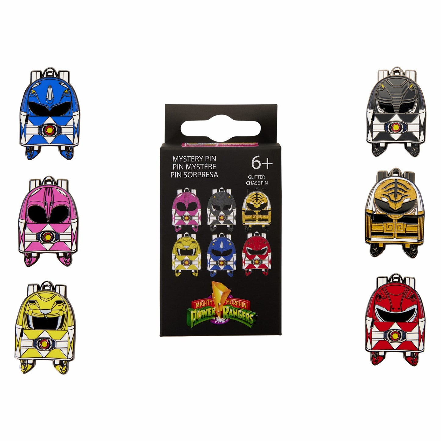 Loungefly Power Rangers Exclusive Mini Backpack Mystery Box Pin