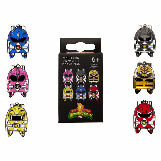 Loungefly Power Rangers Exclusive Mini Backpack Mystery Box Pin
