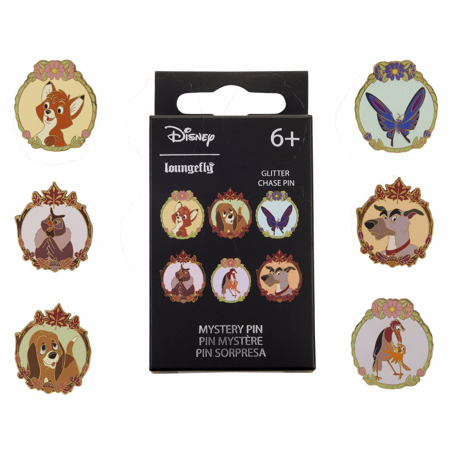 Loungefly The Fox and the Hound Frame Mystery Box Pin